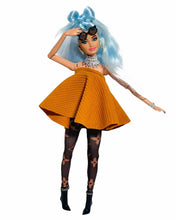 Load image into Gallery viewer, Orange top for Barbie doll fall sweater
